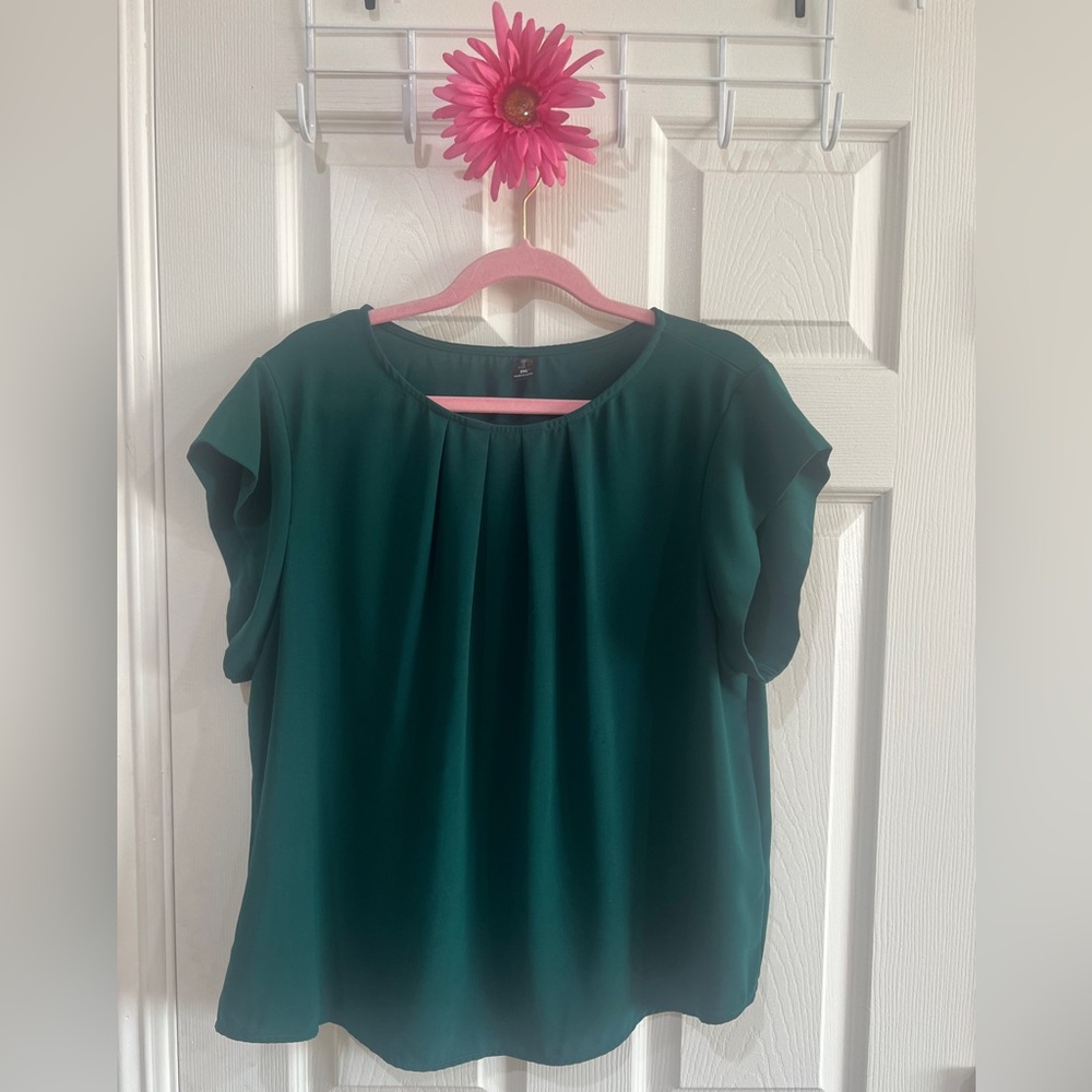 Green Dressy Blouse